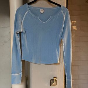 BDG Sky Blue Long Sleeve Tee